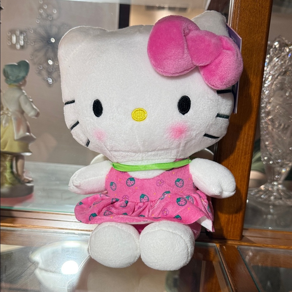 Hello Kitty Plush Toy - Pink Dress and Bow